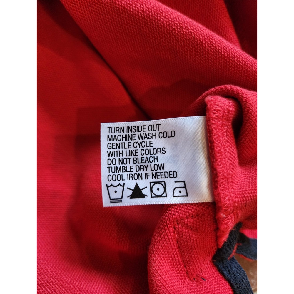Orvis Polo Shirt Men Medium Signature Regular Fit 100% Cotton Heavy Weight Red - Picture 6 of 11